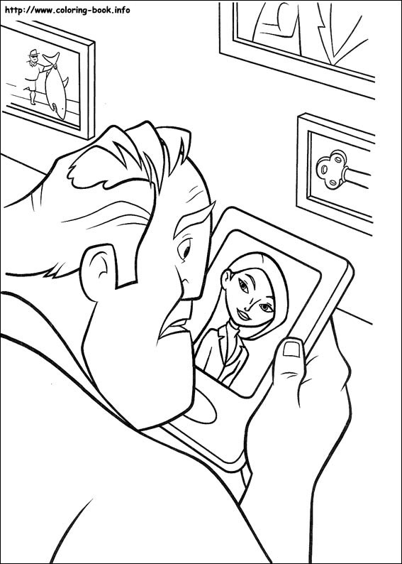 The Incredibles coloring picture